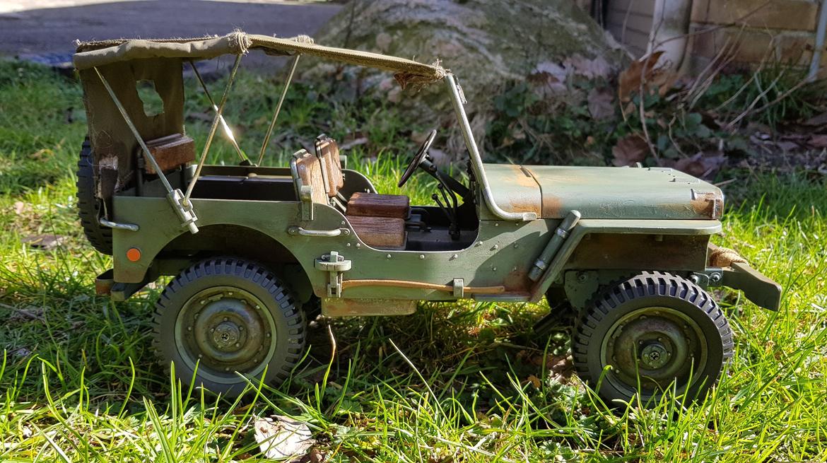 Militær wpl.jjrc q65 Willys jeep billede 1