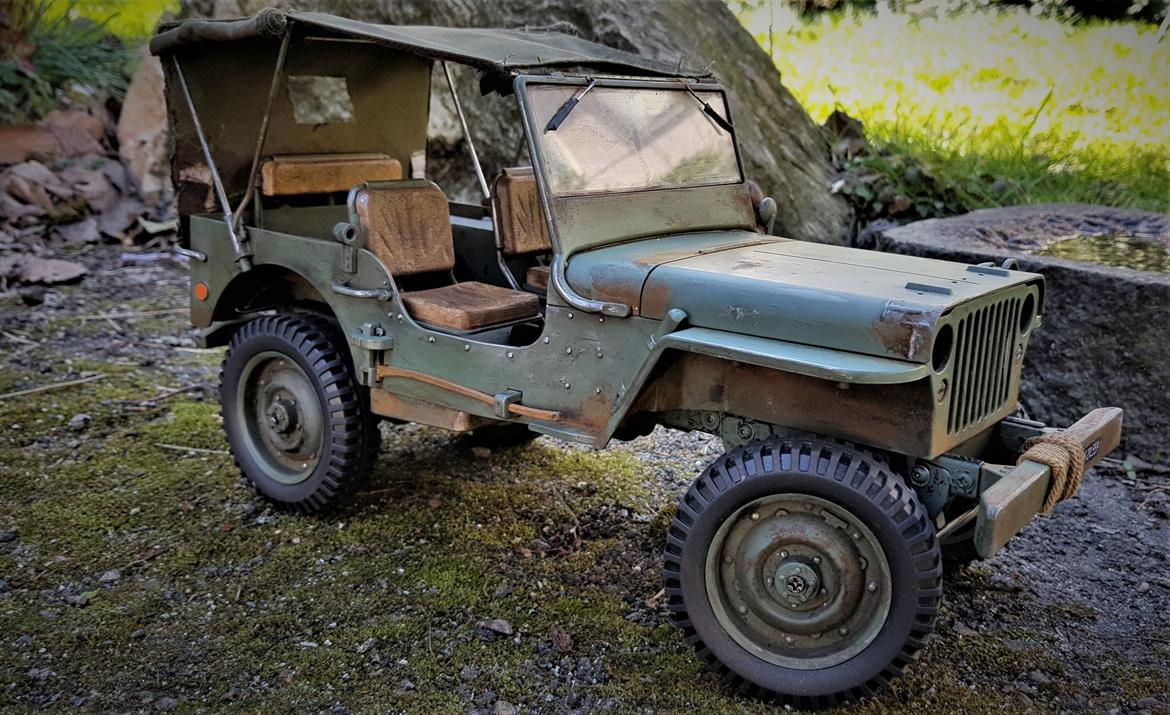 Militær wpl.jjrc q65 Willys jeep billede 3