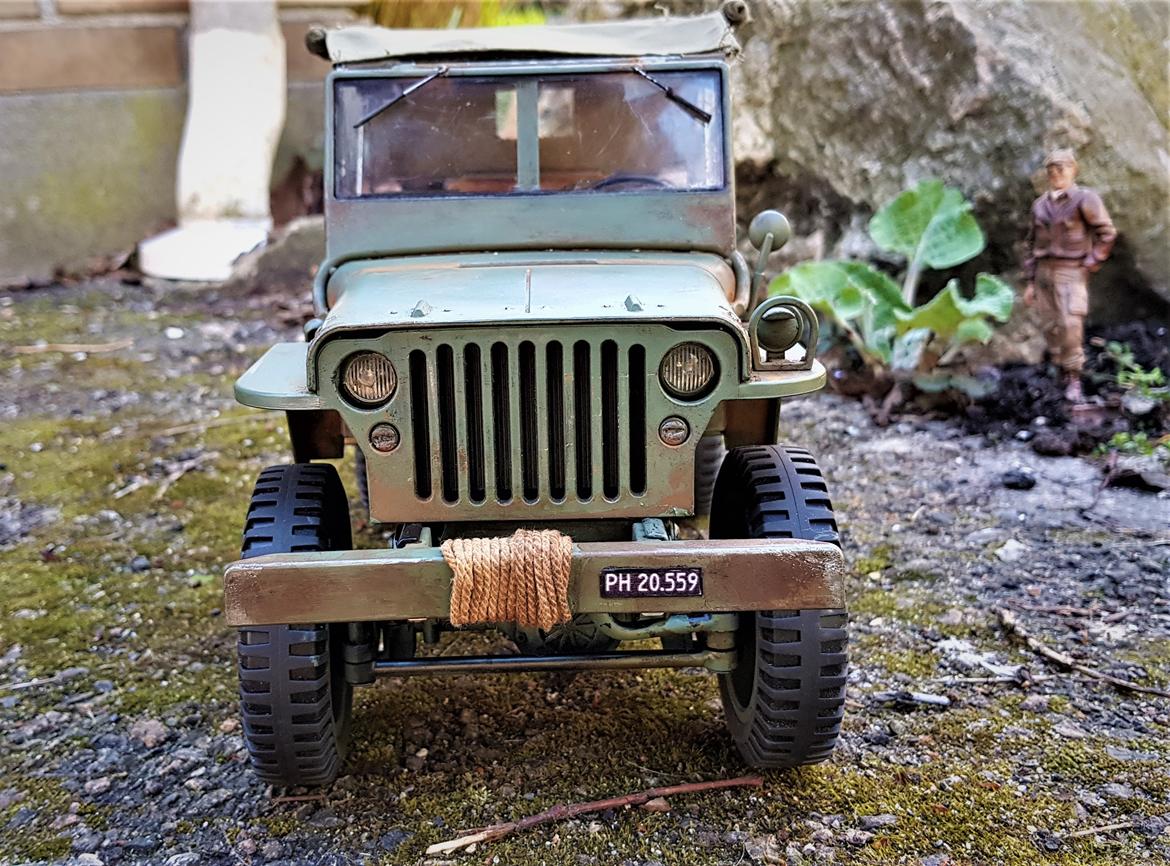 Militær wpl.jjrc q65 Willys jeep billede 4