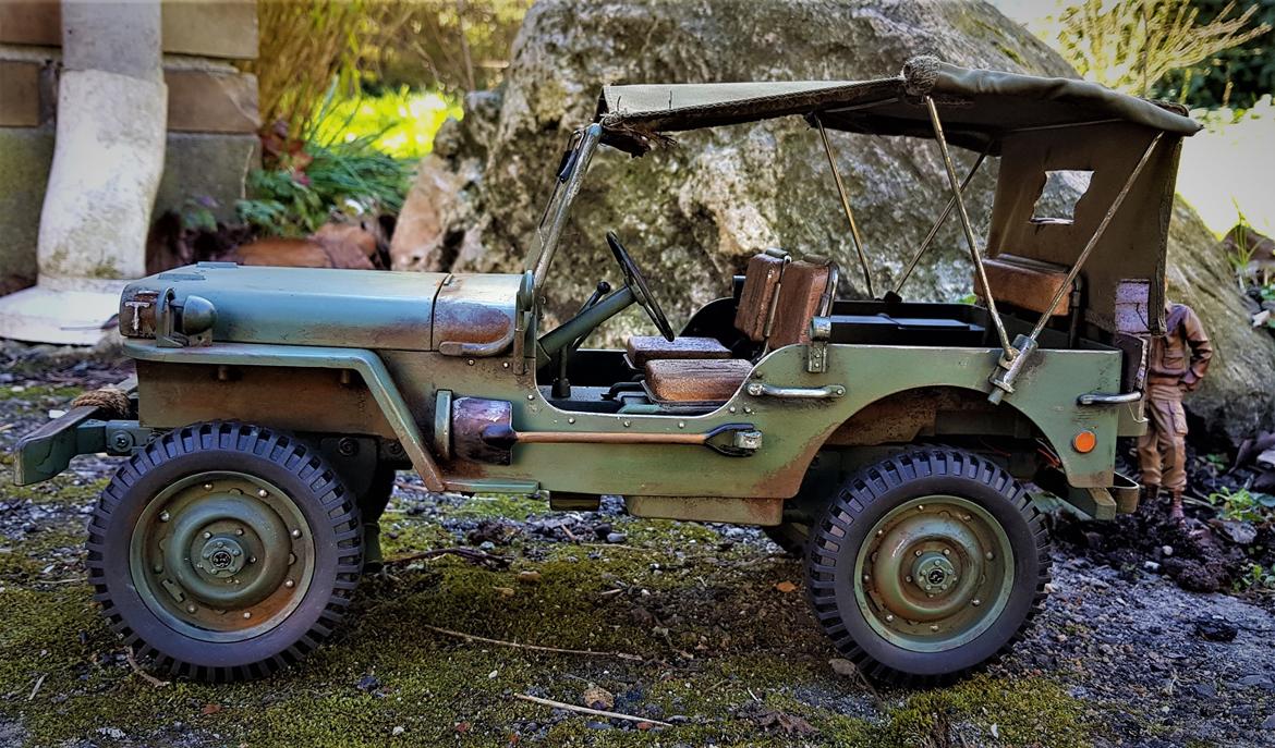 Militær wpl.jjrc q65 Willys jeep billede 9