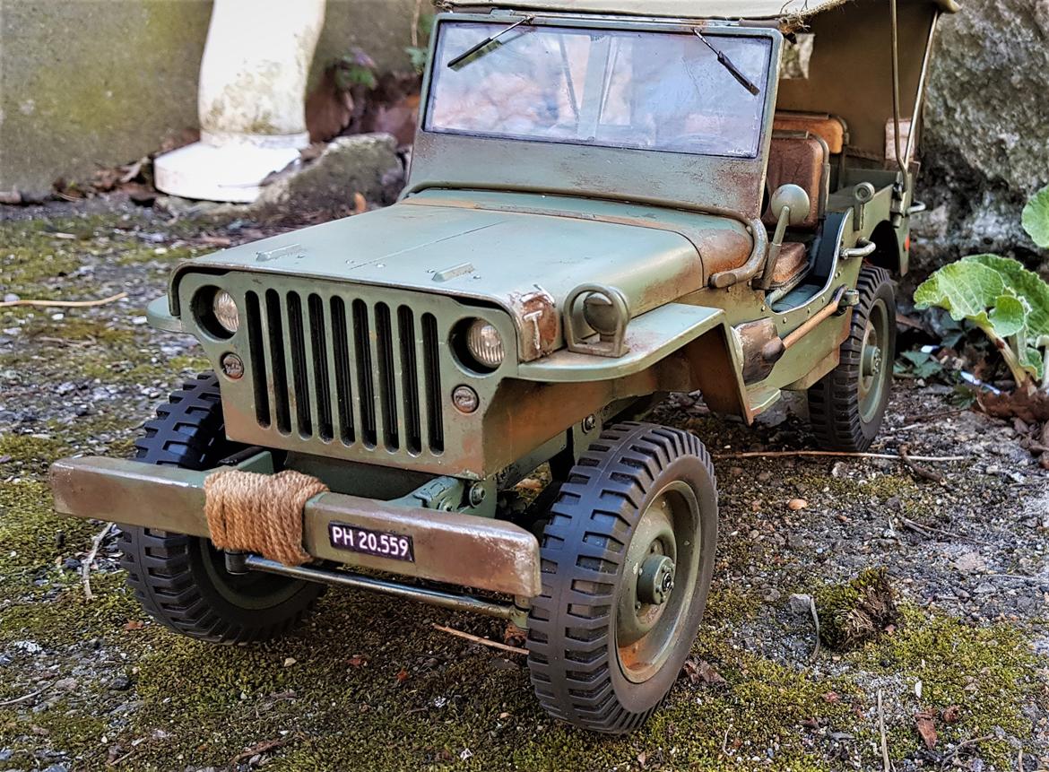 Militær wpl.jjrc q65 Willys jeep billede 10