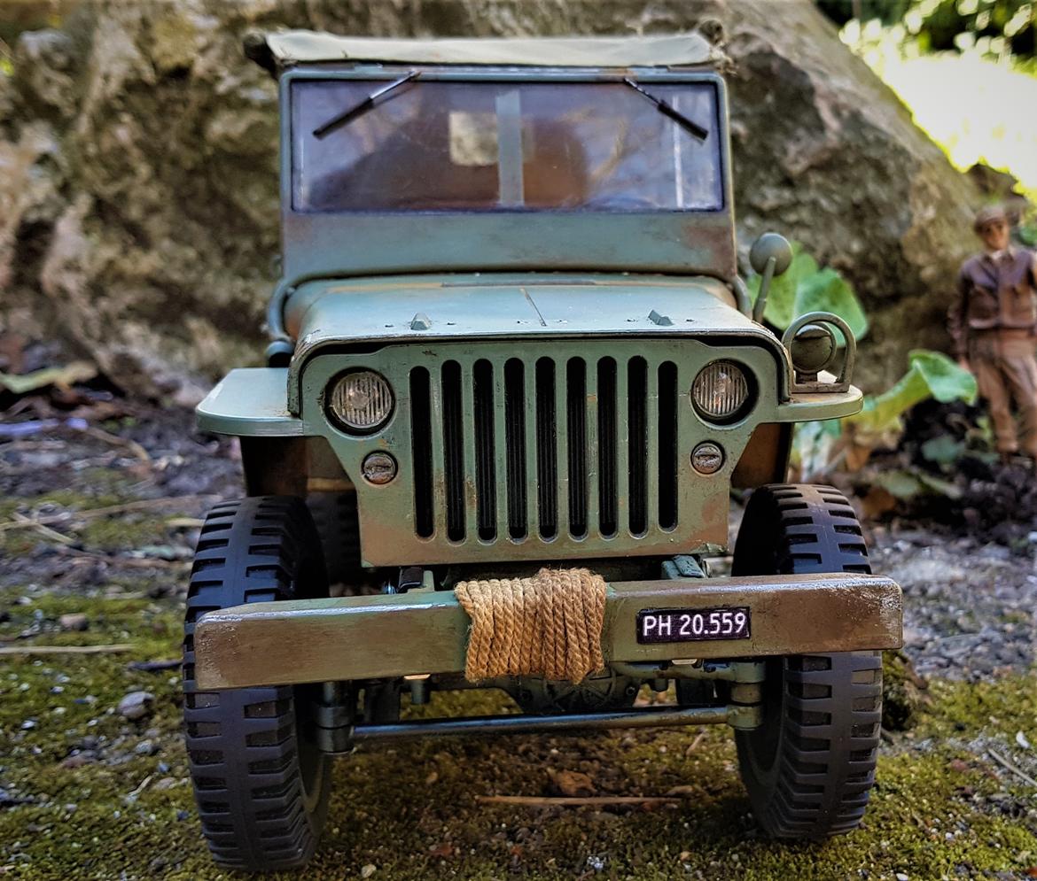 Militær wpl.jjrc q65 Willys jeep billede 11