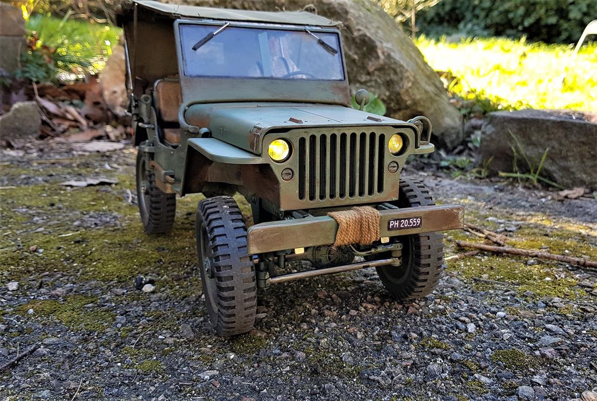 Militær wpl.jjrc q65 Willys jeep billede 14