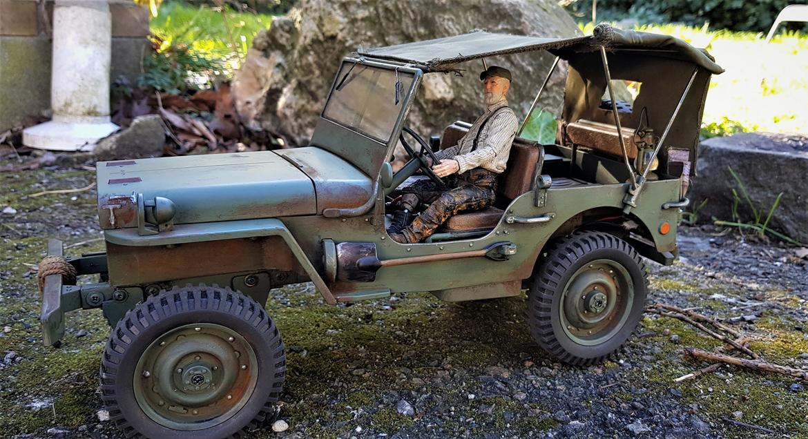 Militær wpl.jjrc q65 Willys jeep billede 15