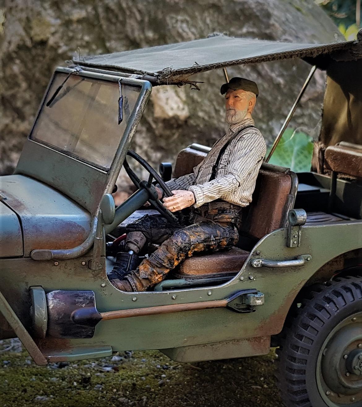 Militær wpl.jjrc q65 Willys jeep billede 16