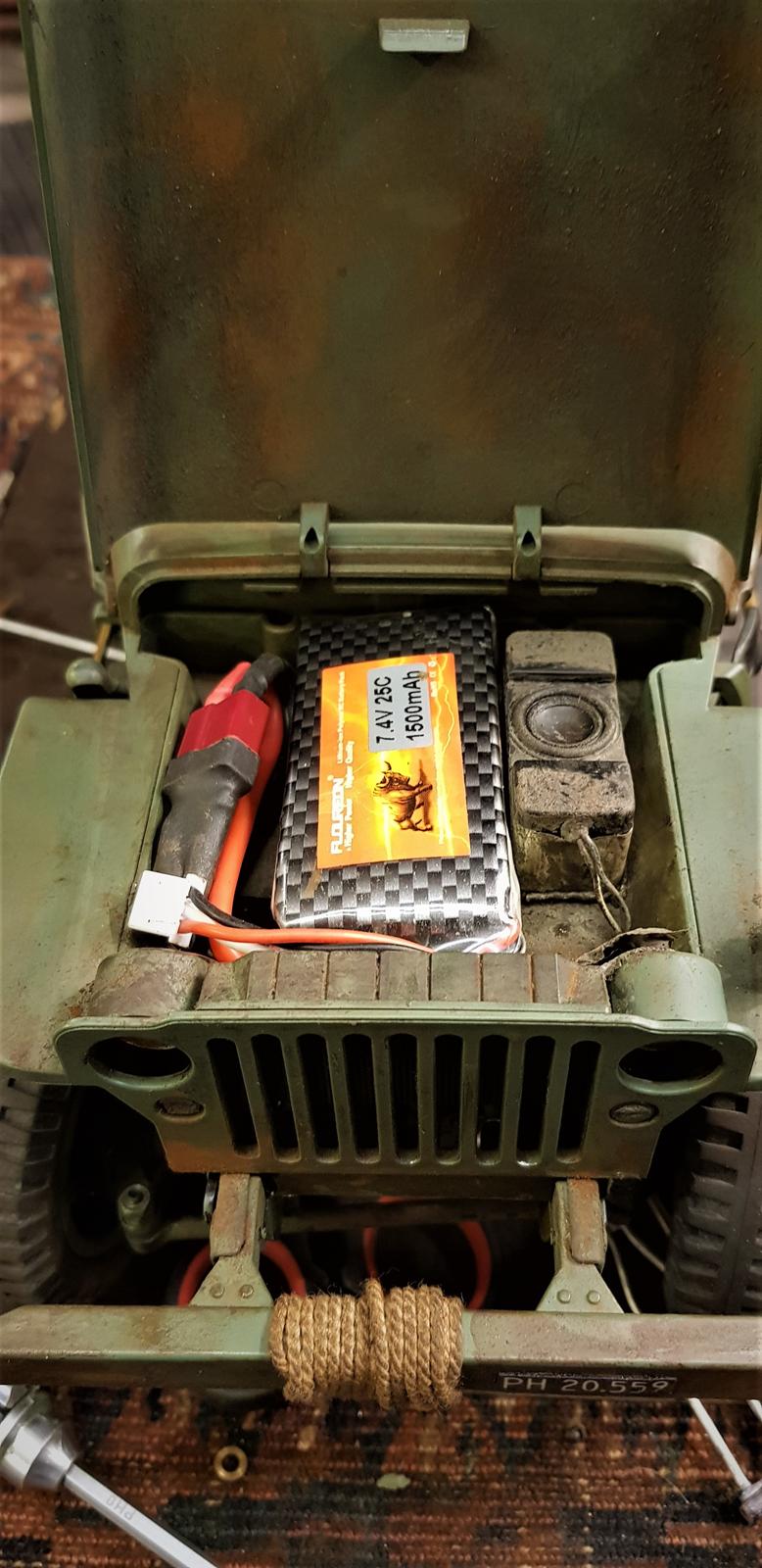 Militær wpl.jjrc q65 Willys jeep billede 22