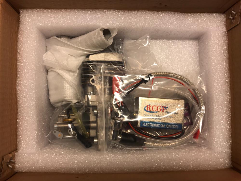 Fly Edge 540 35 ccm Goldwing - Sprit ny RCGF 35cc Gas Engine w/ CD-Ignition 4.2HP billede 7