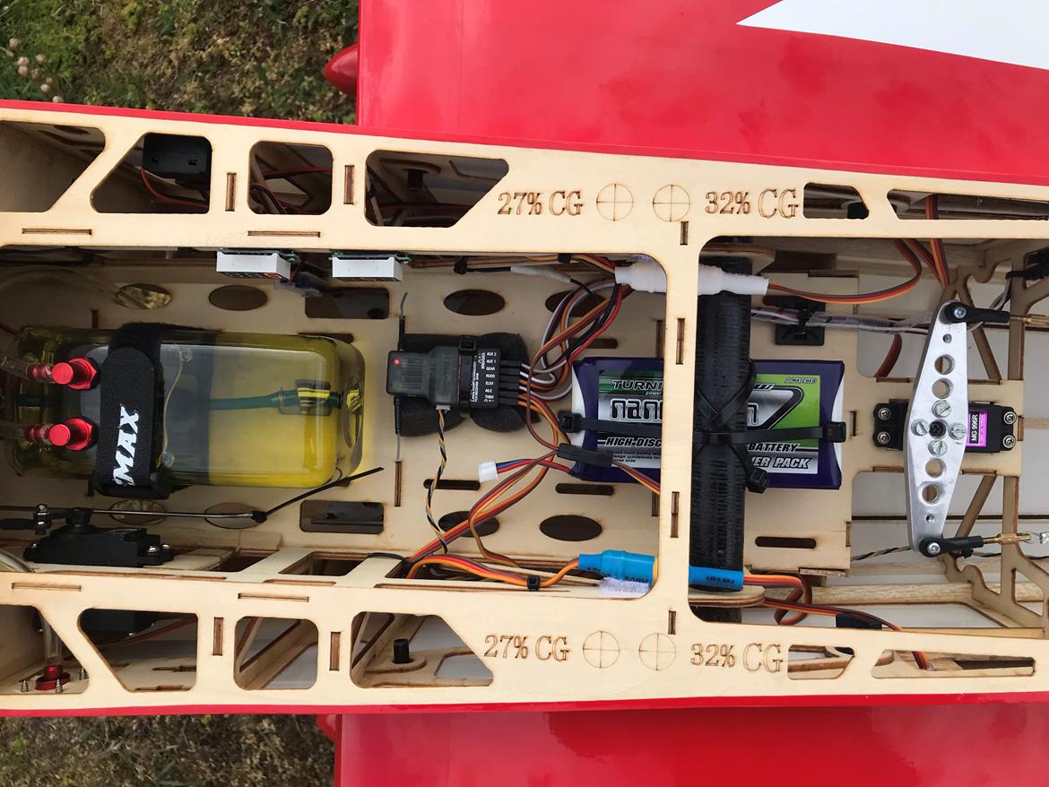 Fly Edge 540 35 ccm Goldwing - RC set up billede 28