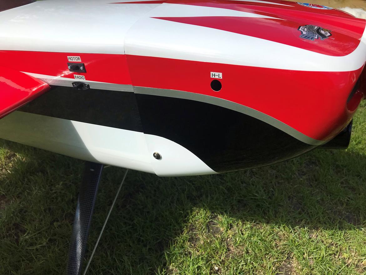 Fly Edge 540 35 ccm Goldwing - Til justering af motor billede 35