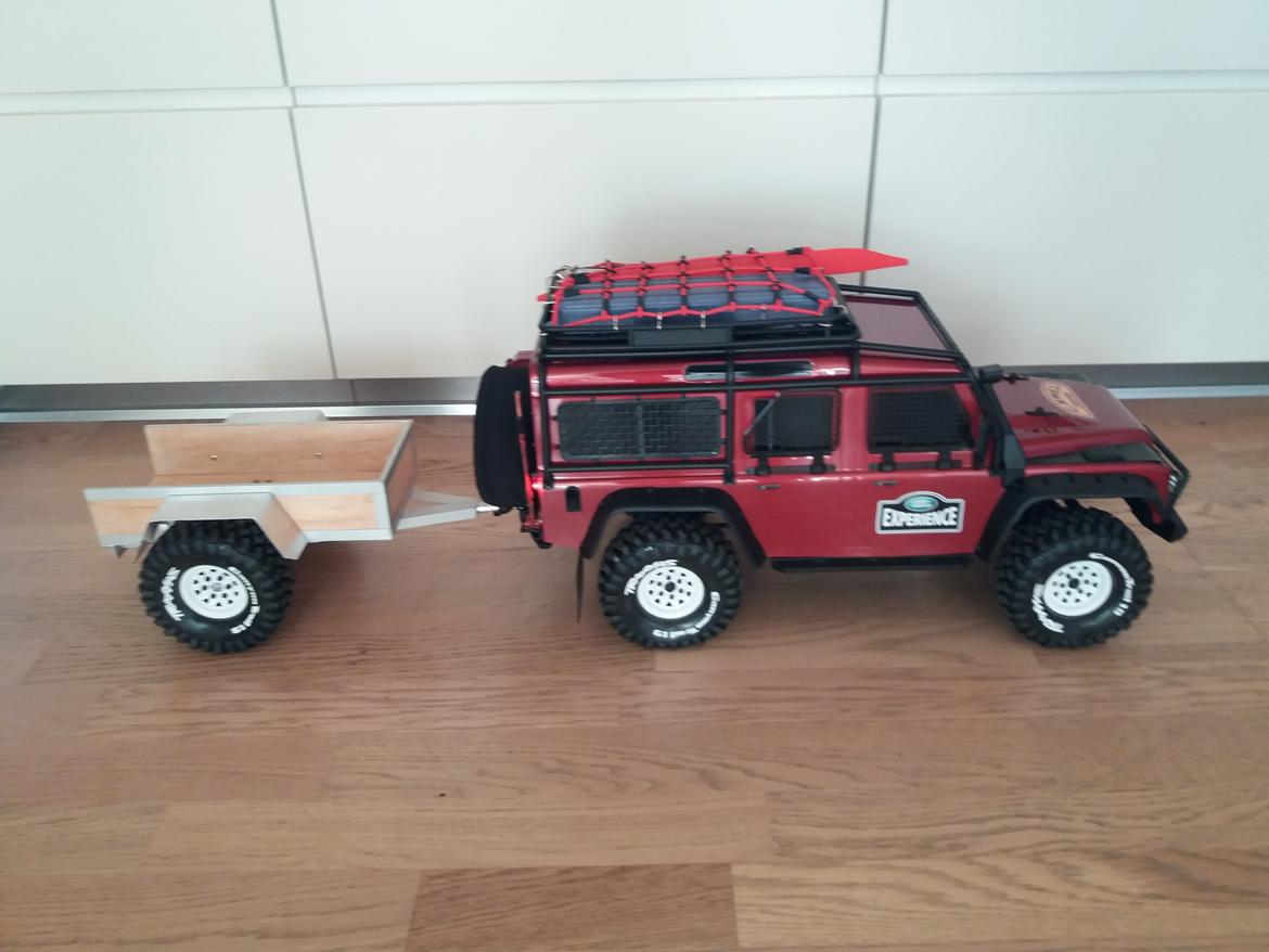 Off-Roader Defender TRX-4 (Solgt) - er ved at bygge en trailer til den  billede 18