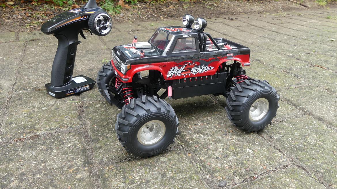 Truck Basher 1/16 4WD Mini Monster Truck - HellSeeker 1 billede 2