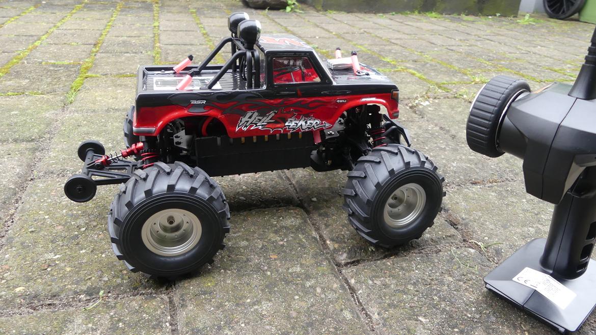 Truck Basher 1/16 4WD Mini Monster Truck - HellSeeker 1 billede 5