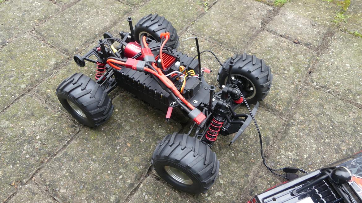 Truck Basher 1/16 4WD Mini Monster Truck - HellSeeker 1 billede 11