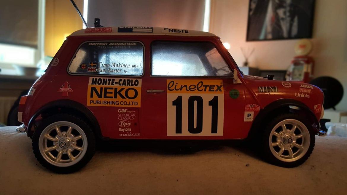 Bil Tamiya Mini Cooper 1994 Monte Carlo M05 Kit billede 1