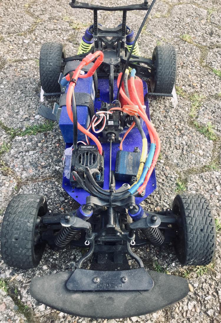 Bil KYOSHO Drx nitro konventeret til el. billede 8