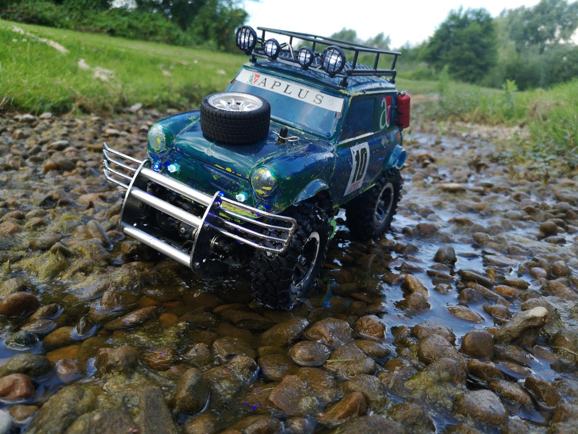 Off-Roader Tamiya M-01 Mini Cooper - Monstertruck billede 1
