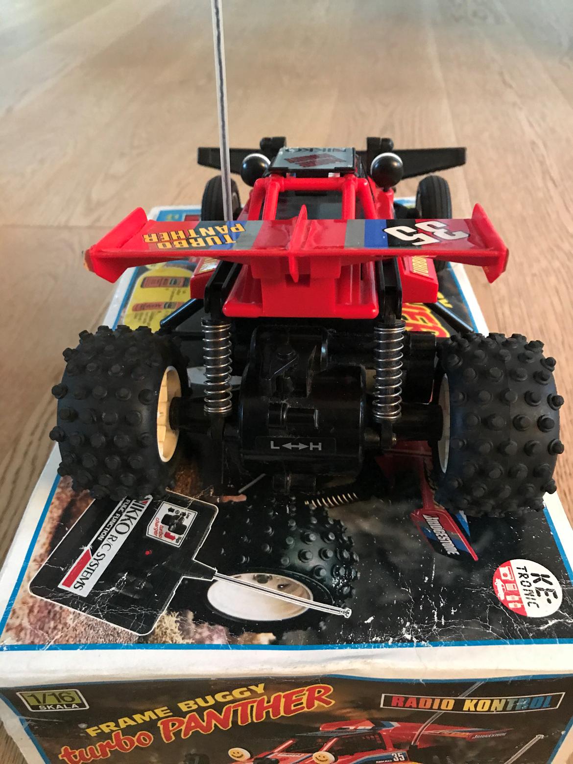 Buggy NIKKO Turbo Panther (Total reto bil) - Omskifter til low/high gear billede 6