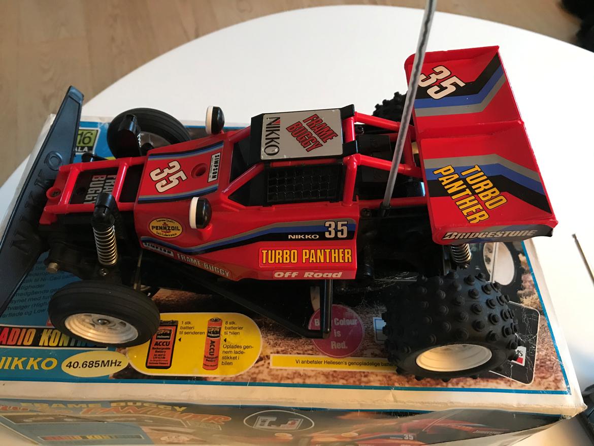 Buggy NIKKO Turbo Panther (Total reto bil) - Bemærk stadigvæk med de orginale mærker på billede 8