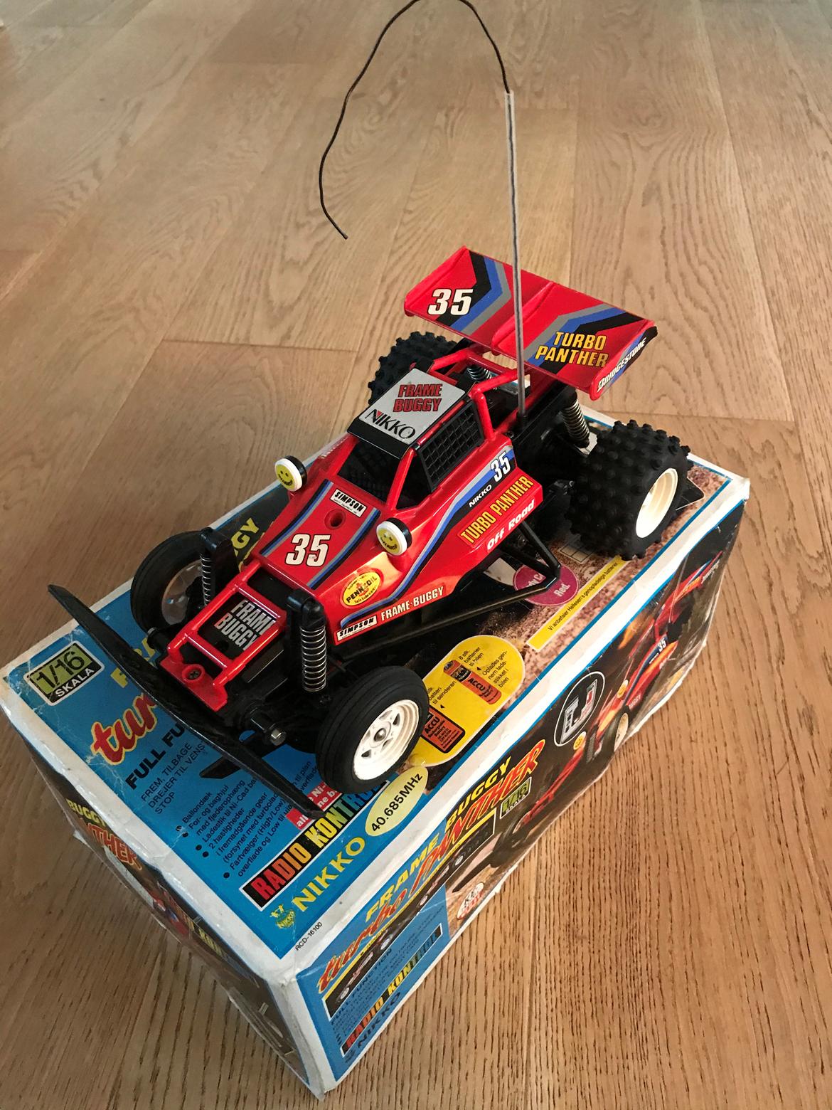 Buggy NIKKO Turbo Panther (Total reto bil) - Står 100 % orginal og alt virker klar til race billede 10