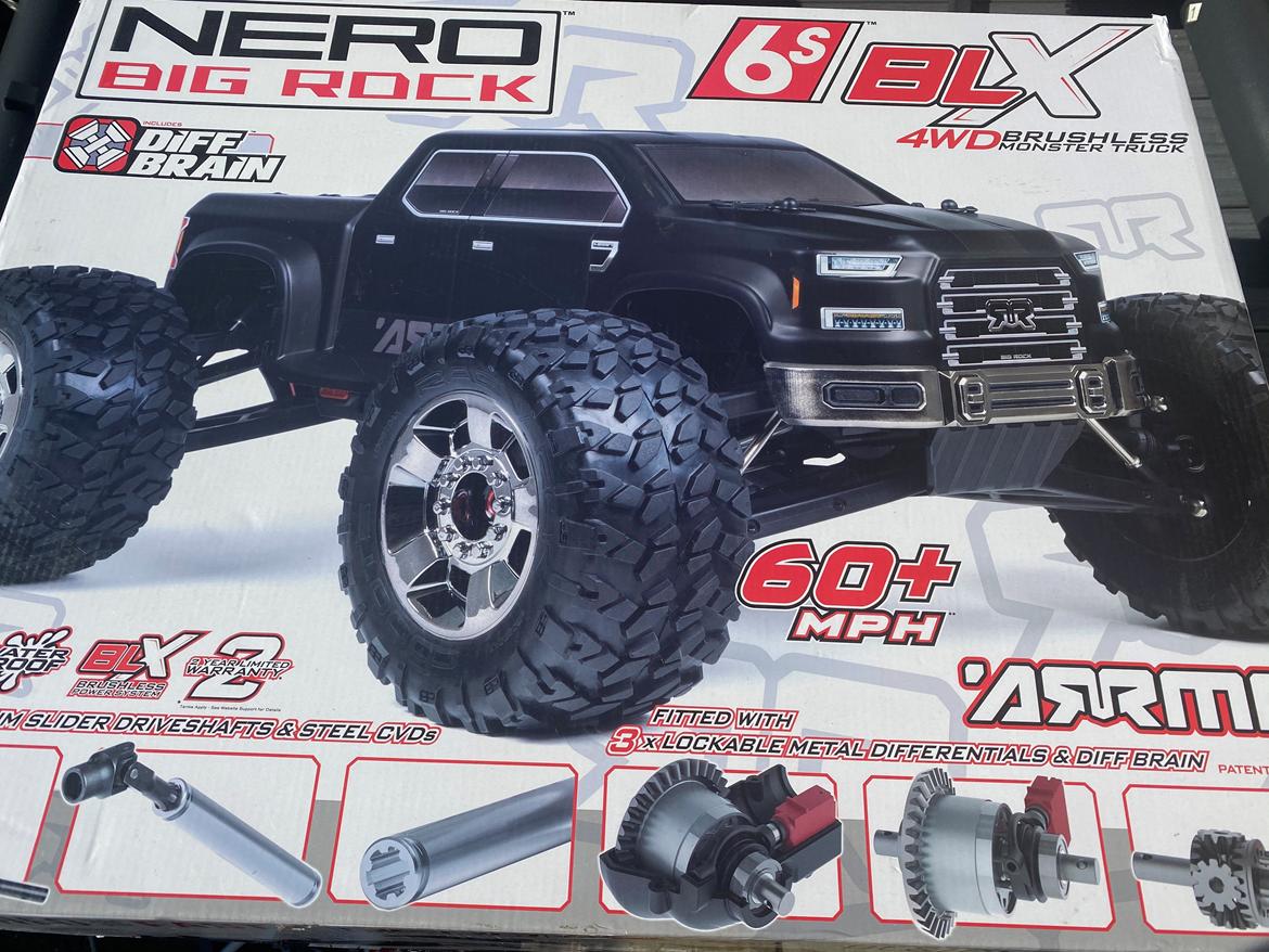 Truck Arrma nero 6s Big rock diff brain billede 1