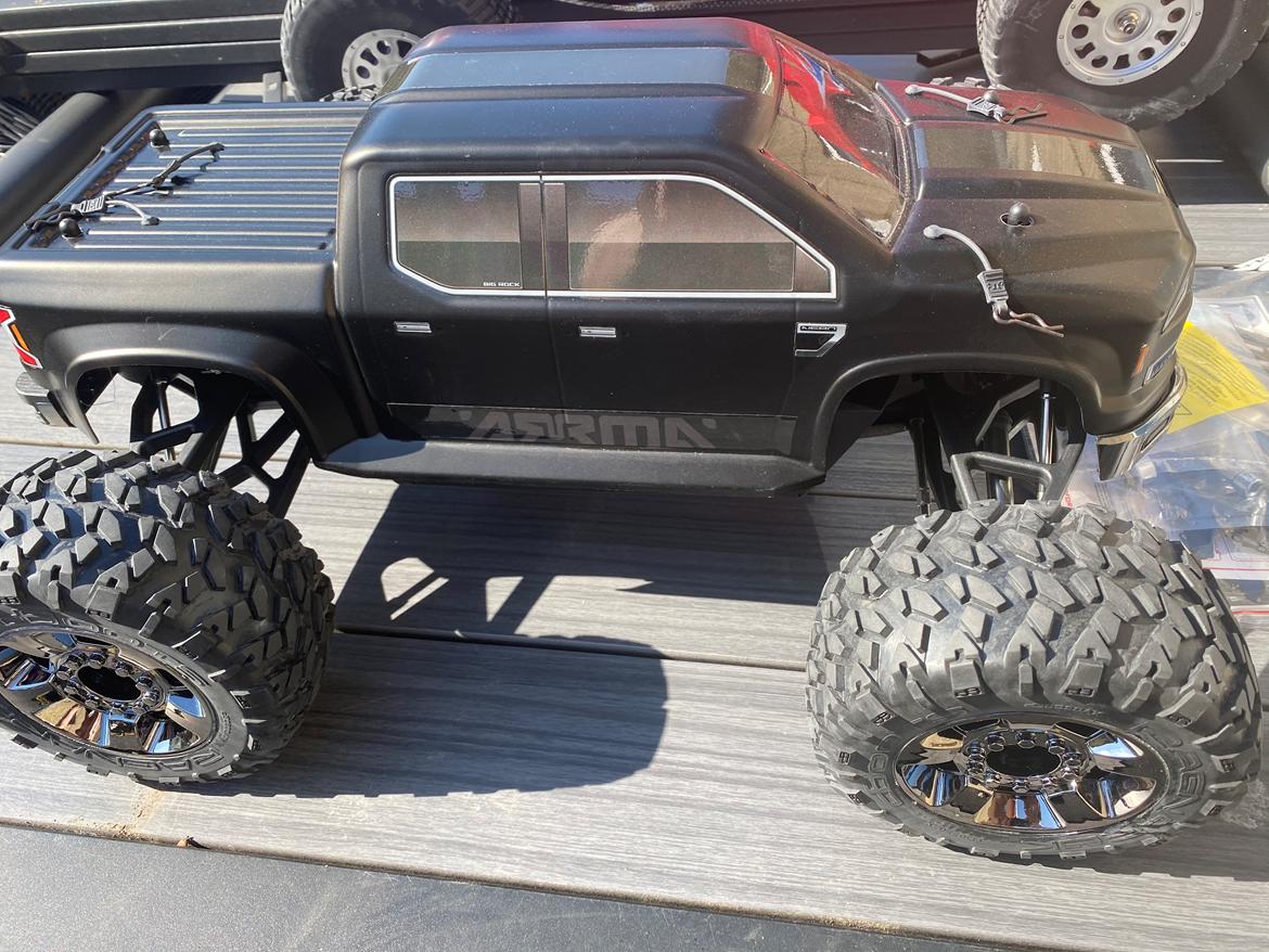 Truck Arrma nero 6s Big rock diff brain billede 2