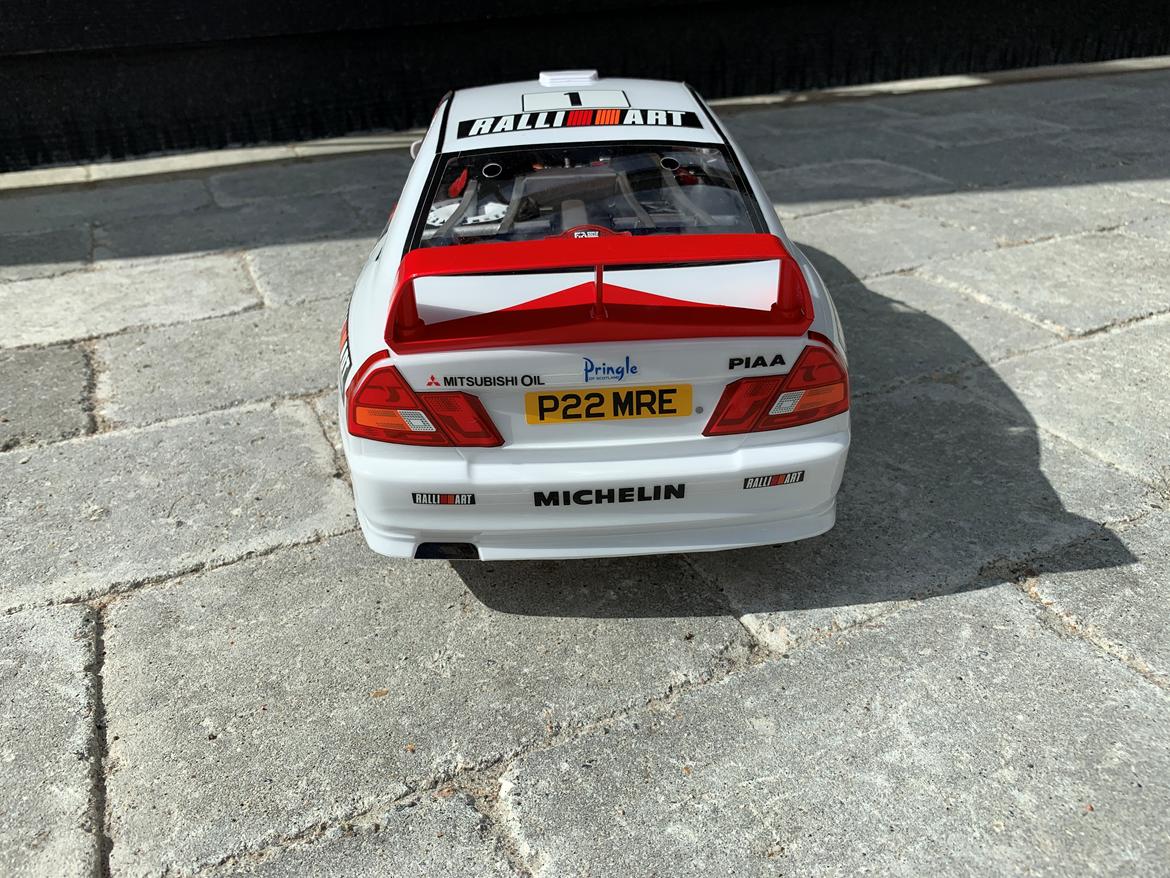 Bil Tamiya DF03RA Mitsubishi Lancer Evo IV #92203 billede 5