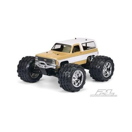 Truck Traxxas monster slash 4x4 tsm solgt - bliver Nice med en rigtig truck body  billede 10