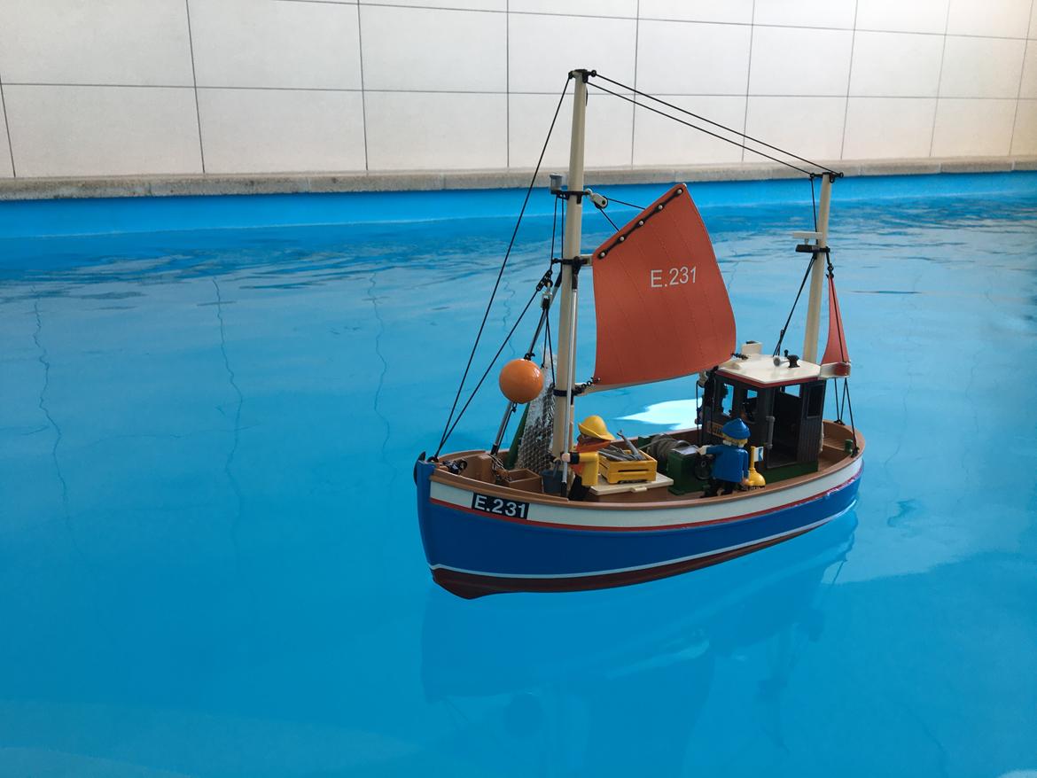 Båd Playmobil fiskekutter  billede 5