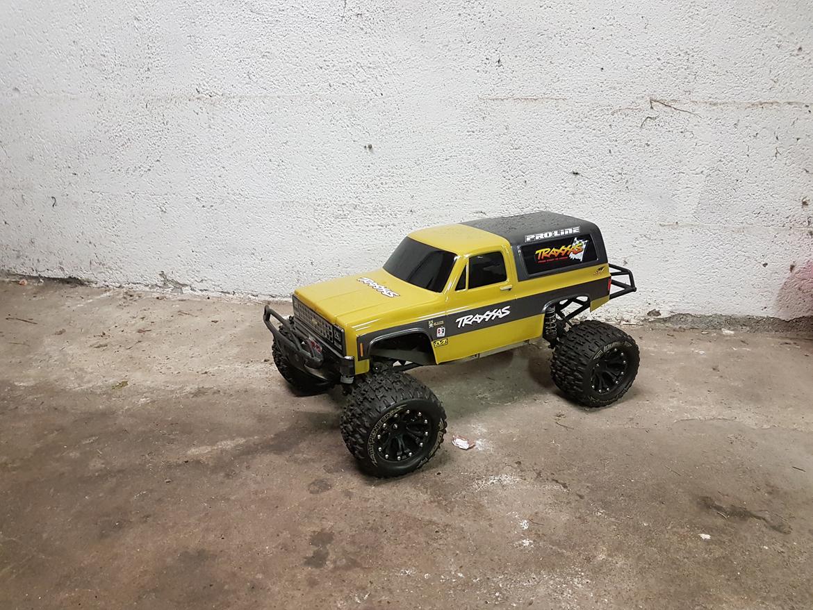 Truck Traxxas monster slash 4x4 tsm solgt billede 11