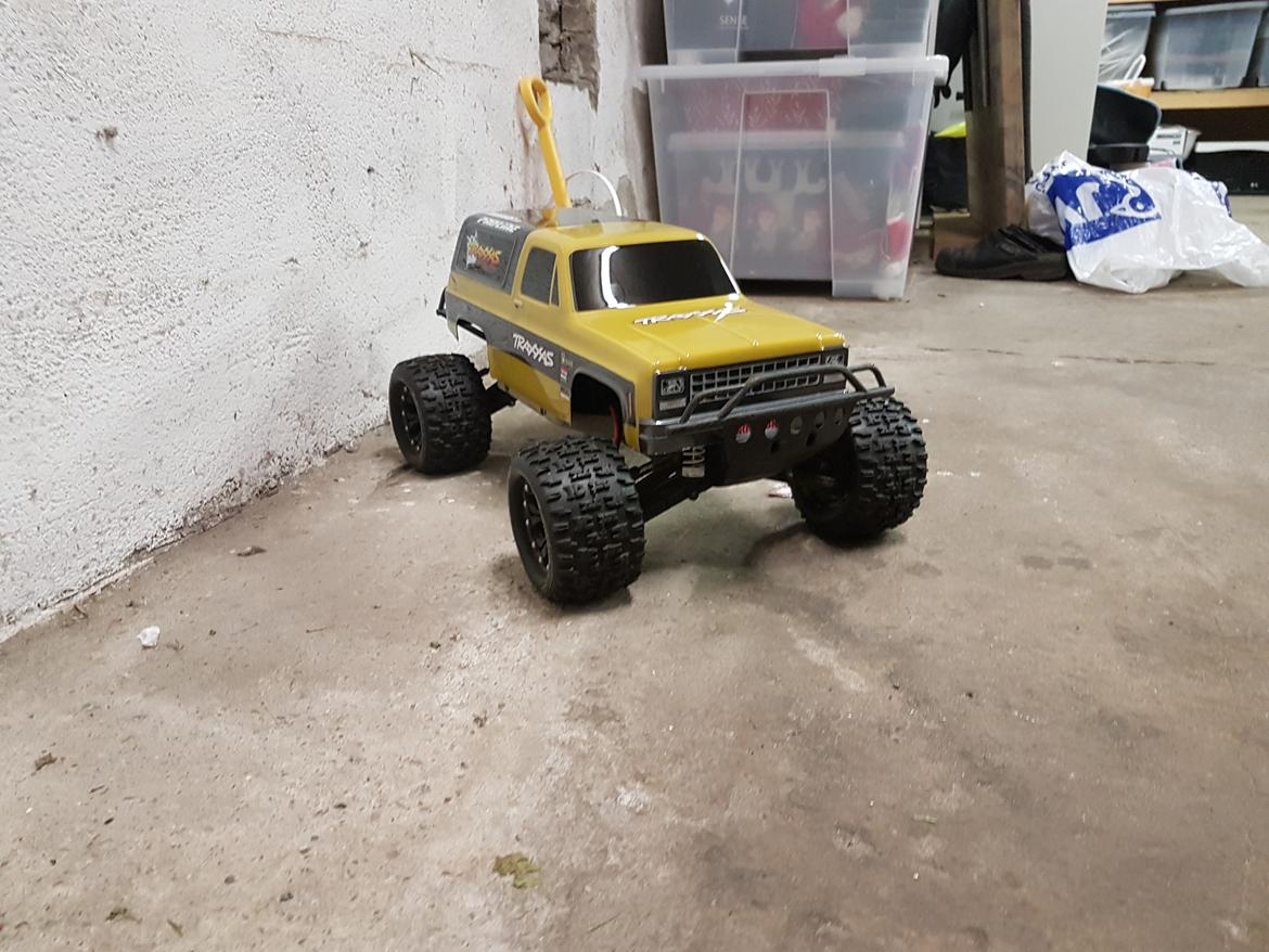 Truck Traxxas monster slash 4x4 tsm solgt billede 12