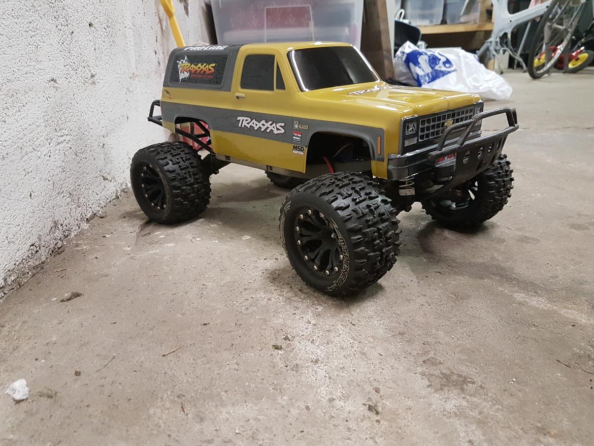 Truck Traxxas monster slash 4x4 tsm solgt billede 13