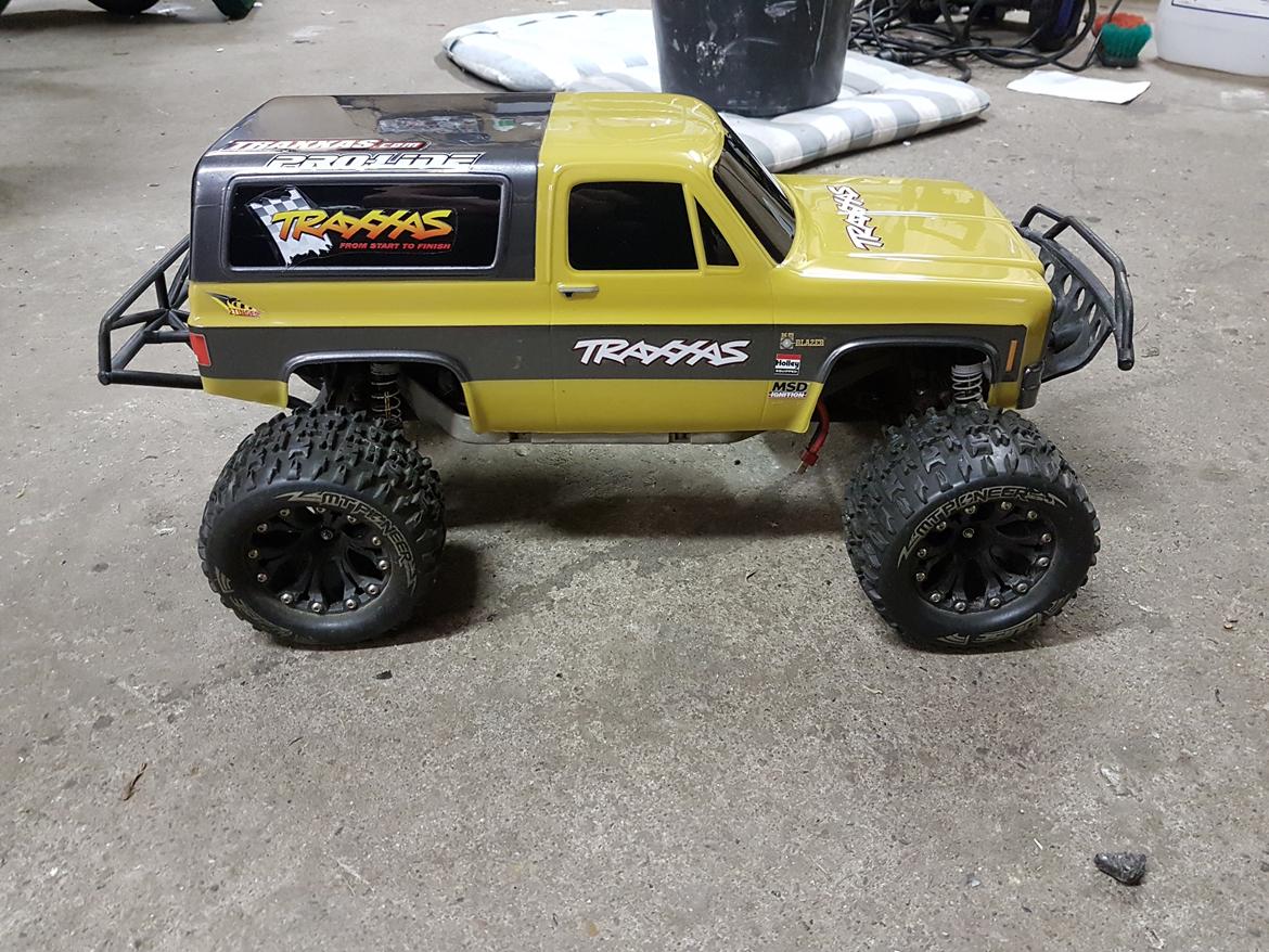 Truck Traxxas monster slash 4x4 tsm solgt billede 15