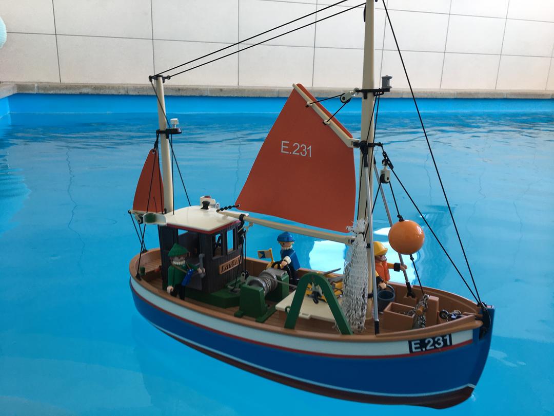 Båd Playmobil fiskekutter -