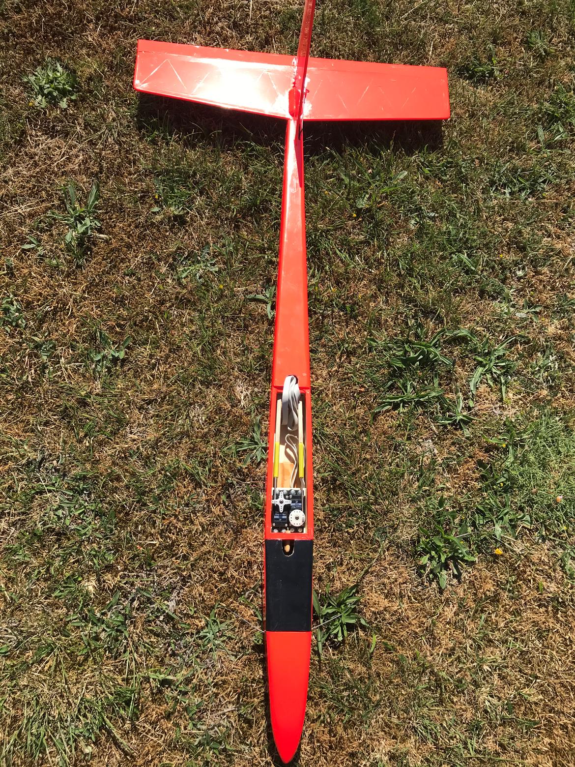Fly Blue Phoenix glider - Servo for højde/side ror billede 7