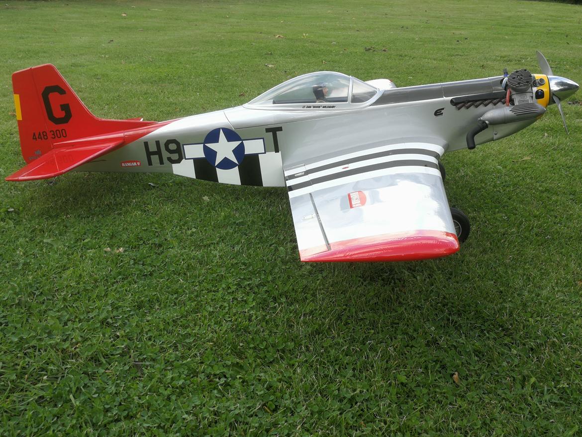 Fly Mustang P51 MKII  PTS (solgt) billede 6