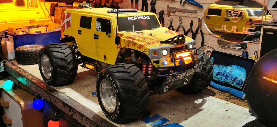 Bil Fg Hummer monster truck 2wd billede 4