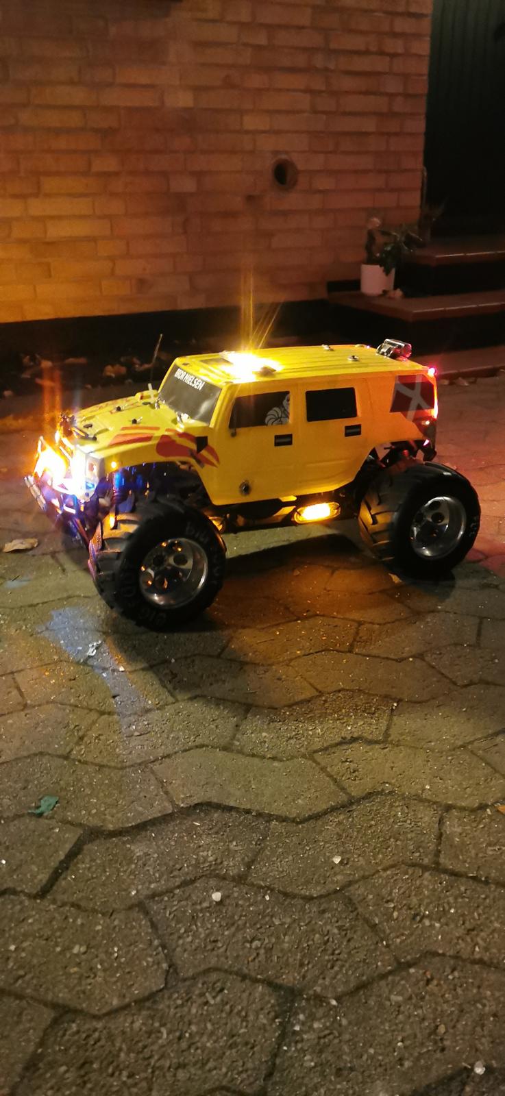 Bil Fg Hummer monster truck 2wd billede 8