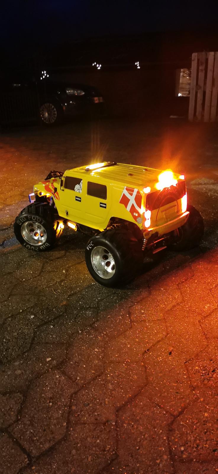 Bil Fg Hummer monster truck 2wd billede 7