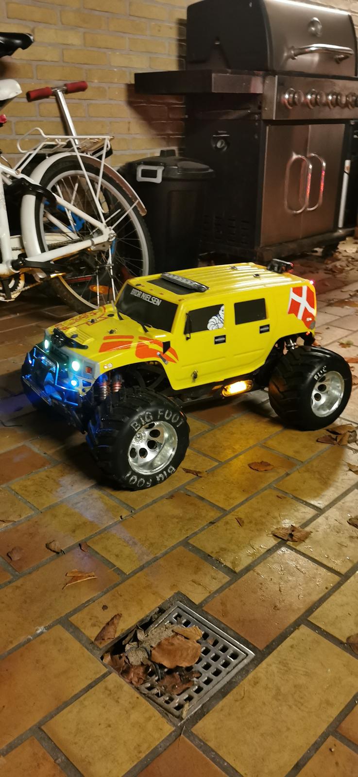 Bil Fg Hummer monster truck 2wd billede 10