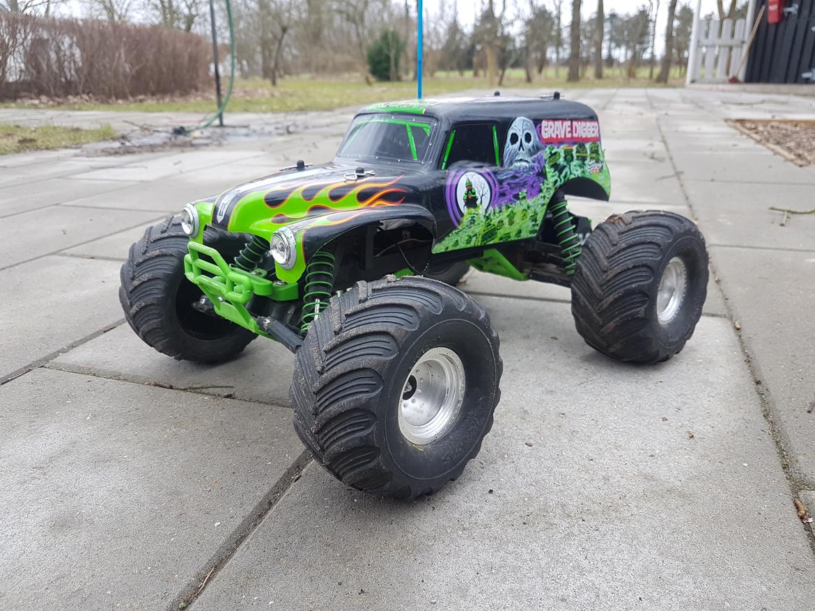 Truck Traxxas Grave digger  billede 3