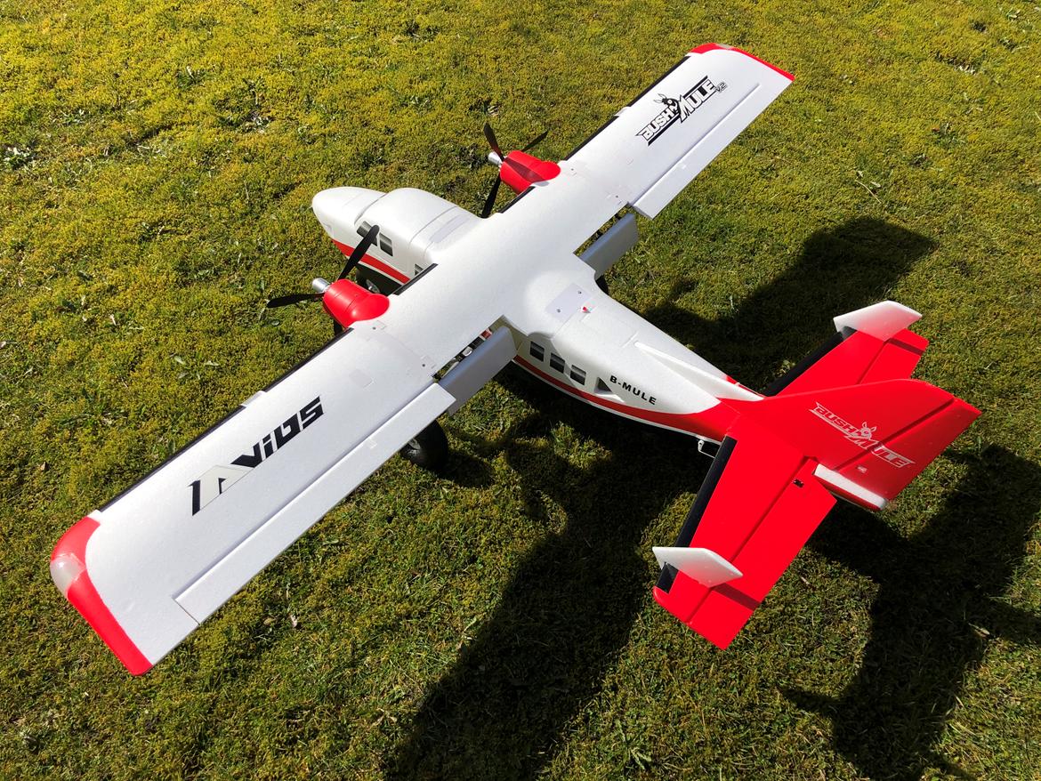 Fly Avios BushMule V2 Twin-Motor Sport/STOL - Med flaps aktive, så kan der komme langsomt ind til landning billede 12
