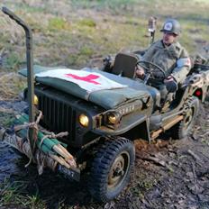 Militær Medic Jeep 1/12 (Solgt) 