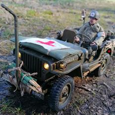 Militær Medic Jeep 1/12