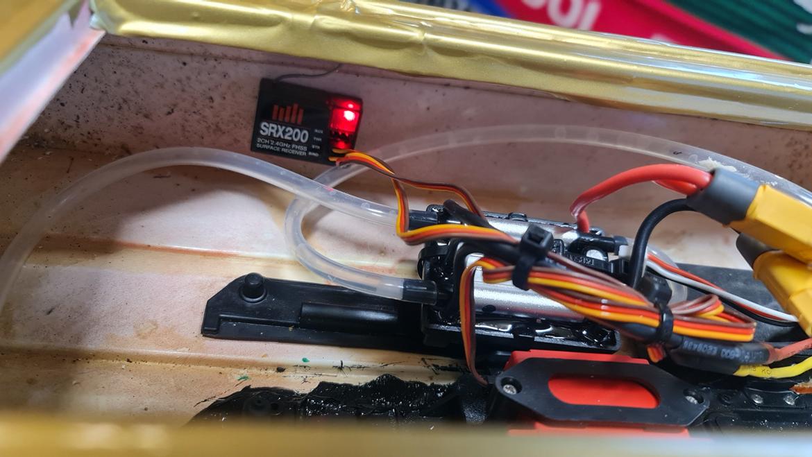 Båd Ombygget Kyosho Blue streak billede 3