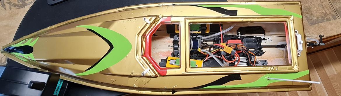 Båd Ombygget Kyosho Blue streak billede 5