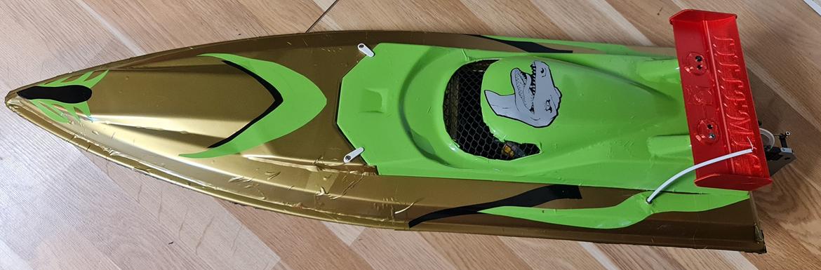 Båd Ombygget Kyosho Blue streak billede 8