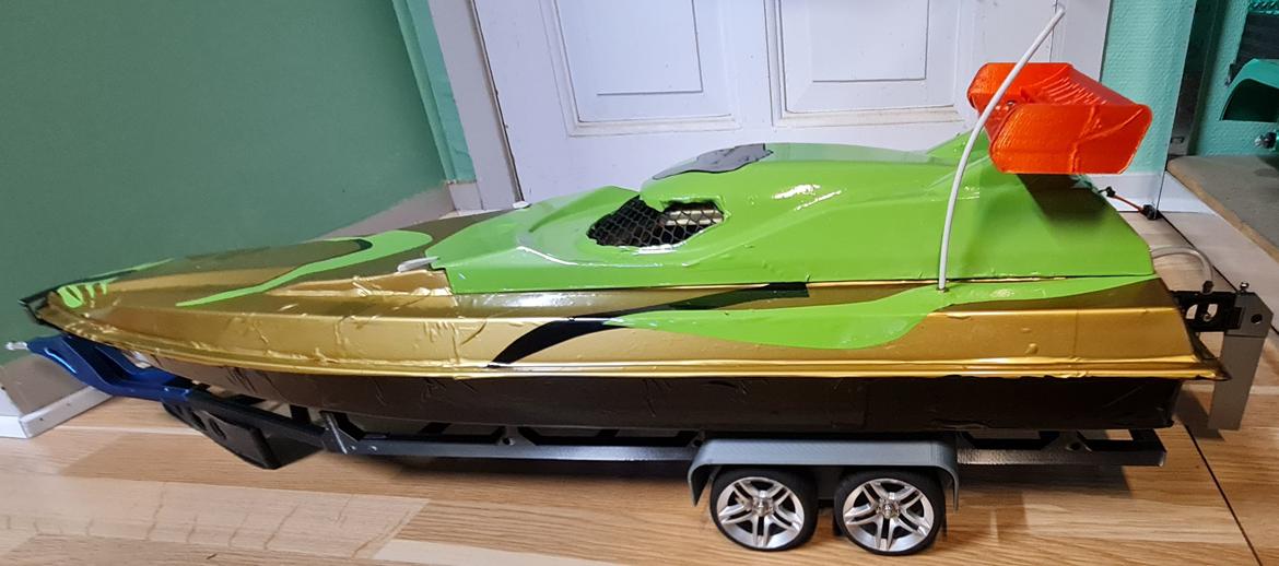 Båd Ombygget Kyosho Blue streak billede 13