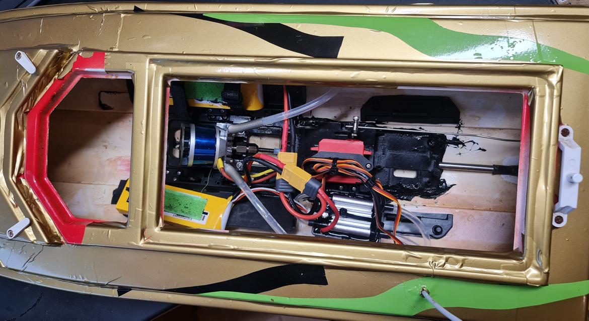 Båd Ombygget Kyosho Blue streak billede 2