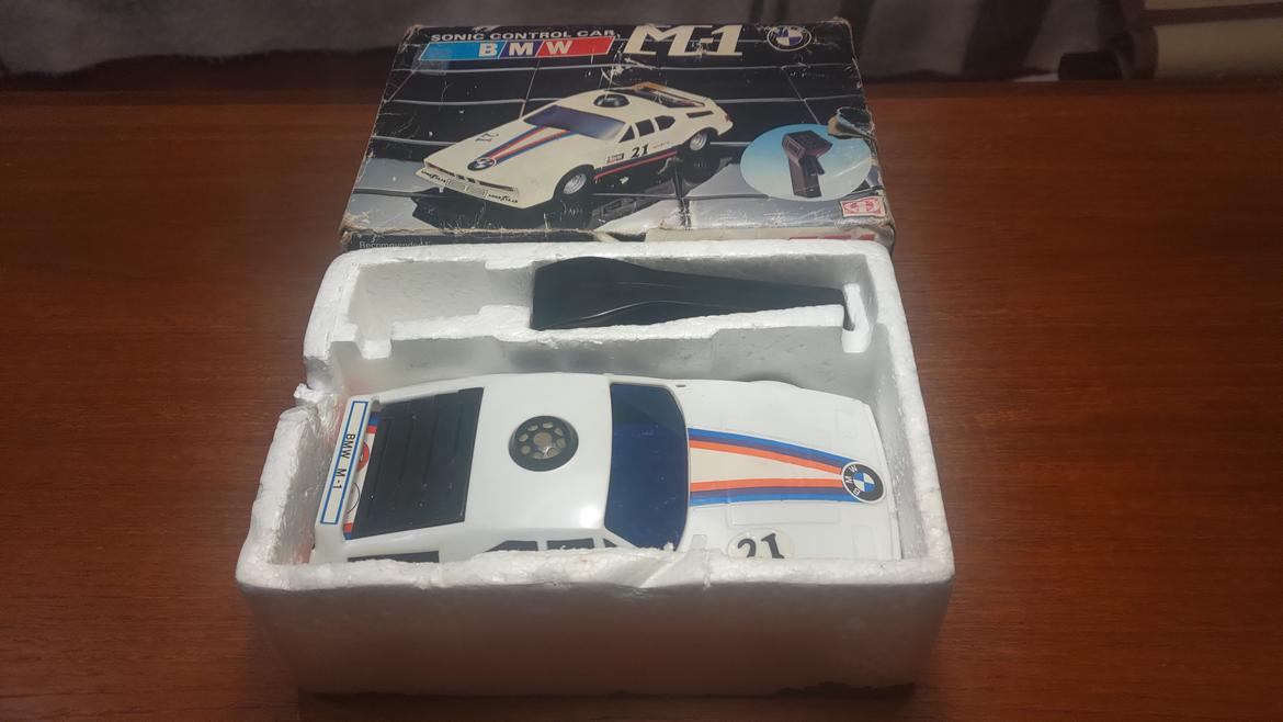 Bil BMW M1 Sonic control car 70'er billede 1