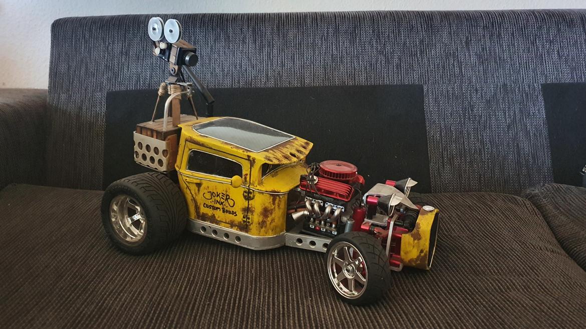 Bil Custom bygget fuld-alu RatRod baseret på tt01 billede 2